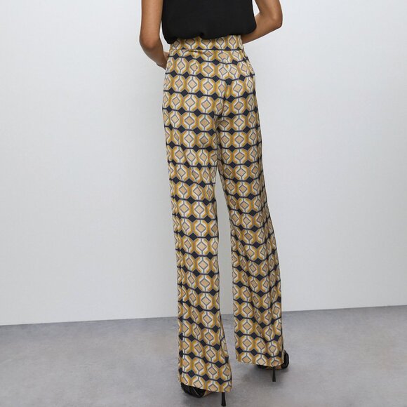 Aritzia Babaton Lincoln Pants Women's Size 2 Wide Leg Bohemian Retro - Picture 2 of 10